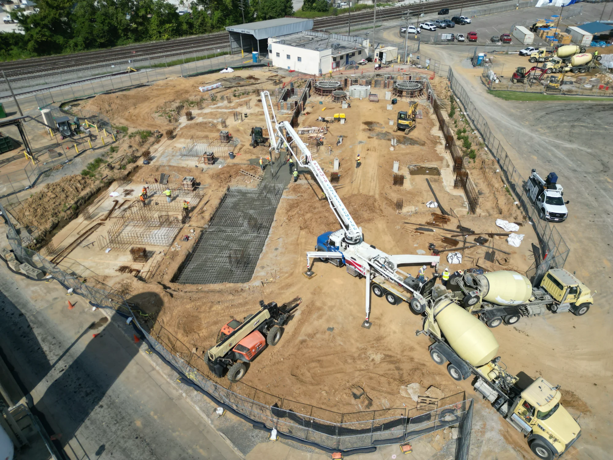 Site Preparation and Rebar